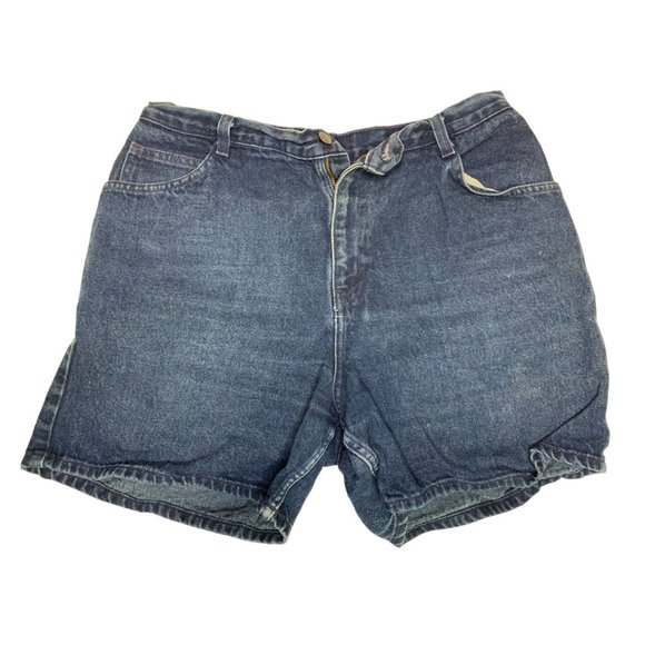 Gitano Womens Size 16 Jean Denim Shorts y2k High Rise Mom 5 in Inseam - Picture 1 of 4